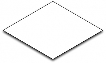 Papierschablonen Viereck 6-er Stern 2" 60°