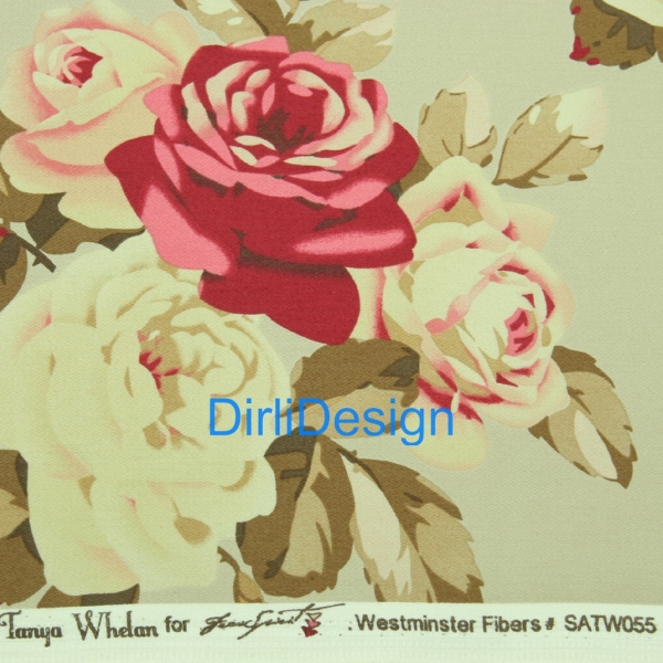 Free Spirit Tanya Whelan Deco-Petal-Large Antique Roses parch