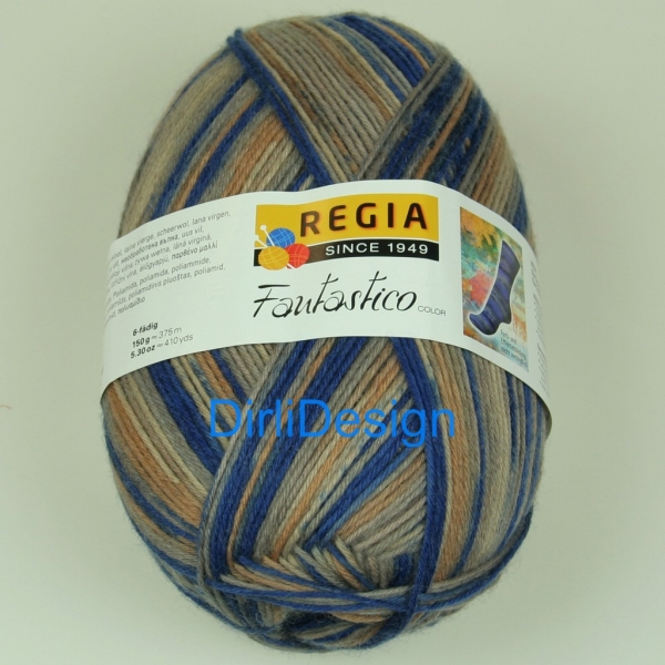 Regia 6-fädig 150g Fantastico Color erde