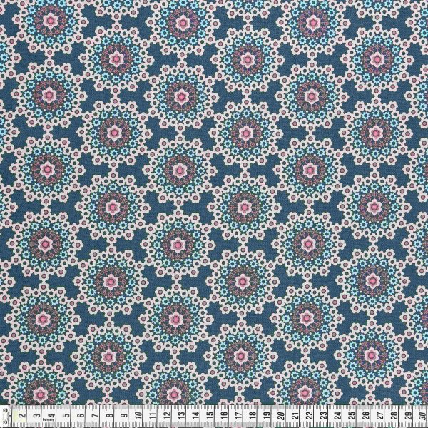 COTTON-MANDALA FANTASY-DREAM-BLUE