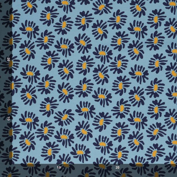 Cotton-Nordic Garden Dream-Solhatt-Blue-  Arne & Carlos