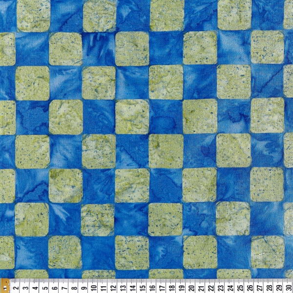 Kaffe Fassett Artisan Chess Cobalt