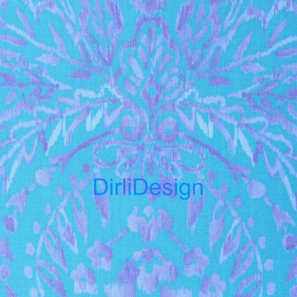 Free Spirit Dena Fishbein- Tangier Ikat-Damask, aqua